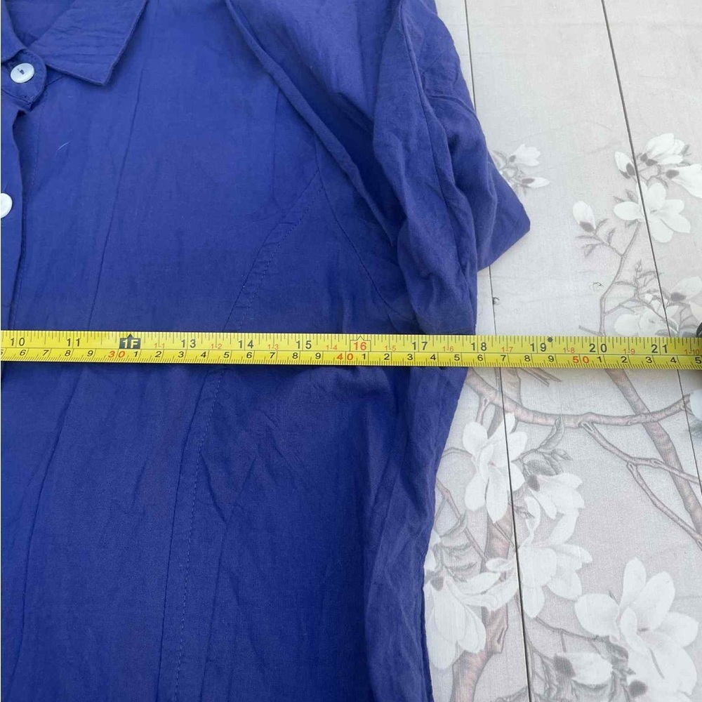 Tommy Bahama Royal Blue Button-Down Shirt - Picture 7 of 7